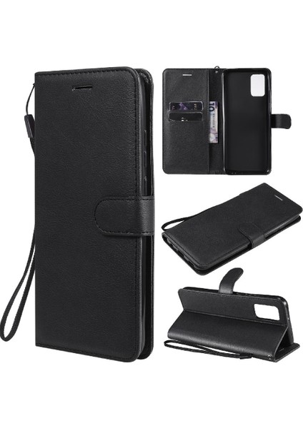 Samsung Galaxy A02S Iş Cüzdan Telefon Kılıfı Için Flip Case Klasik Katı (Yurt Dışından)