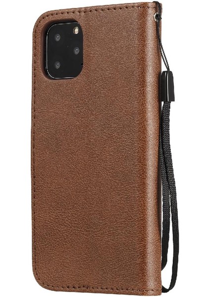 Kart Yuvası ile iphone 11 Pro Iş Cüzdan Telefon Kılıfı Için Flip Case Yüksek (Yurt Dışından)