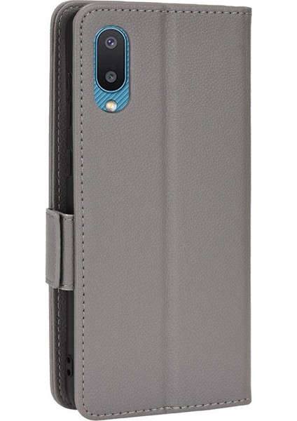 Samsung Galaxy A02 Manyetik Pu Deri Kart Yuvaları Tutucu Tarafı Için Kılıf (Yurt Dışından) modelleri