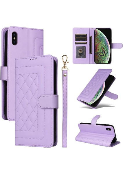 Iphone Xs Max Deri Kılıf Için Flip Case Basit Iş Cüzdan Darbeye (Yurt Dışından)
