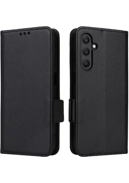 Samsung Galaxy A25 5g Manyetik Cüzdan Kart Yuvaları Tutucu Pu Yan (Yurt Dışından)
