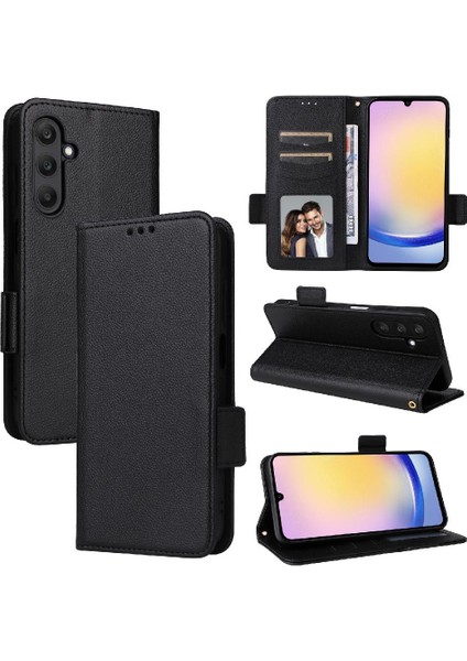 Samsung Galaxy A25 5g Manyetik Cüzdan Kart Yuvaları Tutucu Pu Yan (Yurt Dışından) modelleri