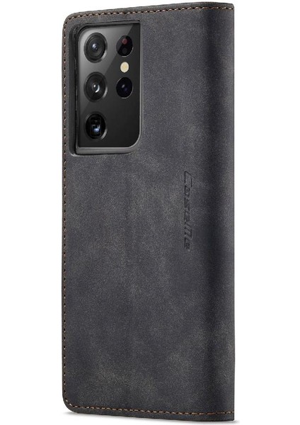 Samsung Galaxy S21 Ultra Kılıf Için Flip Case Kart Yuvası Kickstand Manyetik (Yurt Dışından) indirimleri