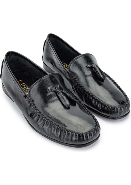 Erkek Deri Siyah Loafer Ayakkabı 1018 9916 Erk Ayk Y24 Nero fiyatları