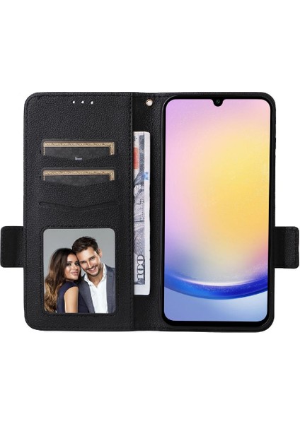 Samsung Galaxy A25 5g Manyetik Cüzdan Kart Yuvaları Tutucu Pu Yan (Yurt Dışından) fırsatları
