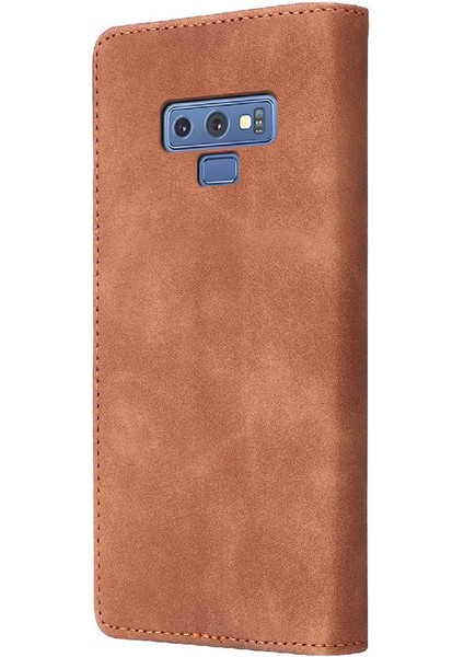 Samsung Galaxy Not 9 Için Flip Case Deri Kılıf Cüzdan Darbeye Çevir (Yurt Dışından)