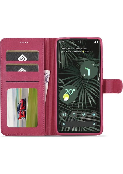 Tutucu Kart Yuvaları Cüzdan Buzağı Doku ile Google Piksel 6 Pro Için Kılıf (Yurt Dışından) fırsatları