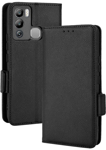 Infinix Sıcak 12I Cüzdan Yan Toka Manyetik Pu Deri Kart Yuvaları Için Kılıf (Yurt Dışından) modelleri