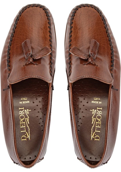Erkek Deri Ceviz Loafer Ayakkabı 1018 9916 Erk Ayk Y24 Marrone indirimleri