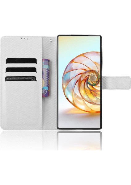 Nubia Z60 Ultra Kart Tutucu Manyetik Cüzdan Kapak Kickstand Için Kılıf (Yurt Dışından)
