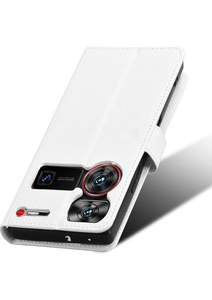 Nubia Z60 Ultra Kart Tutucu Manyetik Cüzdan Kapak Kickstand Için Kılıf (Yurt Dışından)