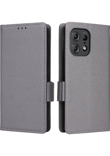 Motorola Moto Kenar 50 Pro Için Kılıf Manyetik Cüzdan Kart Yuvaları Tutucu Yan (Yurt Dışından)