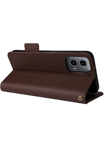 Motorola Moto G34 5g Manyetik Yan Toka Cüzdan Kart Yuvaları Pu (Yurt Dışından) fiyatları