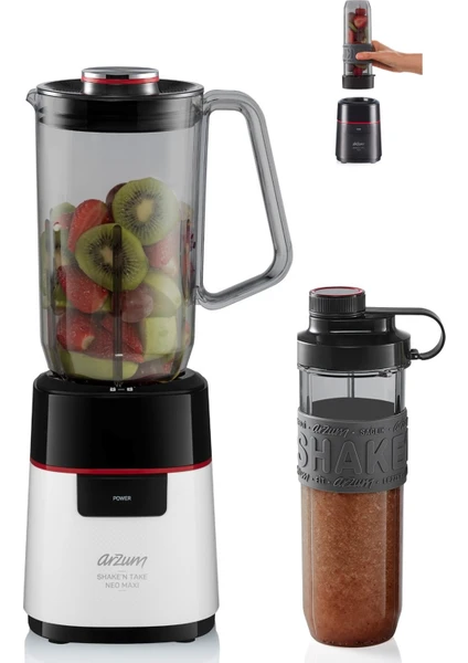 AR1174-B Shake'N Take Neo Maxı Sürahi Blender Beyaz