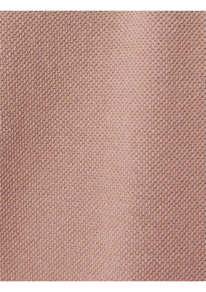 Yakalı Tişört Düğmeli Slim Fit Kısa Kollu - Koton - 4SAM10108MK - Pembe - L modelleri