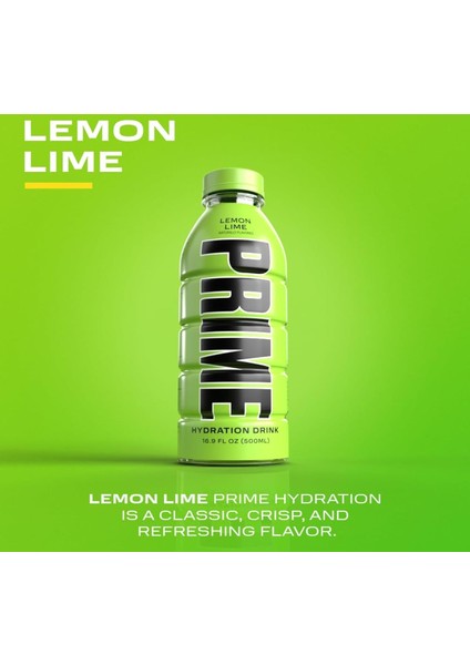 Energy Drink Lemon Lime Enerji Içeceği 500 ml