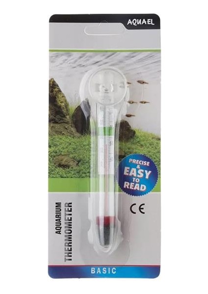Akvaryum Cam Termometre Sarı