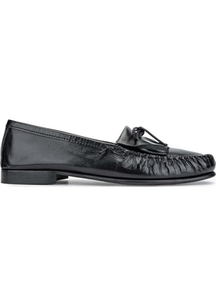 Erkek Deri Siyah Loafer Ayakkabı 1018 9914 Erk Ayk Y24 Nero