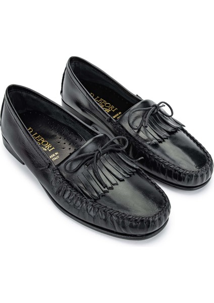 Erkek Deri Siyah Loafer Ayakkabı 1018 9914 Erk Ayk Y24 Nero fiyatları