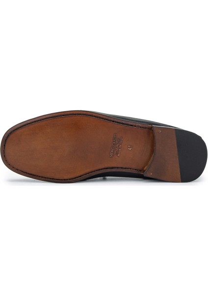 Erkek Deri Siyah Loafer Ayakkabı 1018 9914 Erk Ayk Y24 Nero modelleri