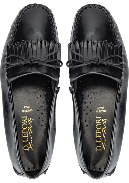 Erkek Deri Siyah Loafer Ayakkabı 1018 9914 Erk Ayk Y24 Nero indirimleri