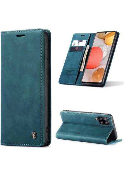 Samsung Galaxy Flip 5g Için Flip Case Vintage Pu Deri Cüzdan Kılıf Kartı (Yurt Dışından)