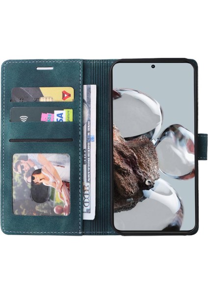 Xiaomi 12T Için Flip Case Cüzdan Kılıf Darbeye Kapak Kapak Basit (Yurt Dışından) indirimleri