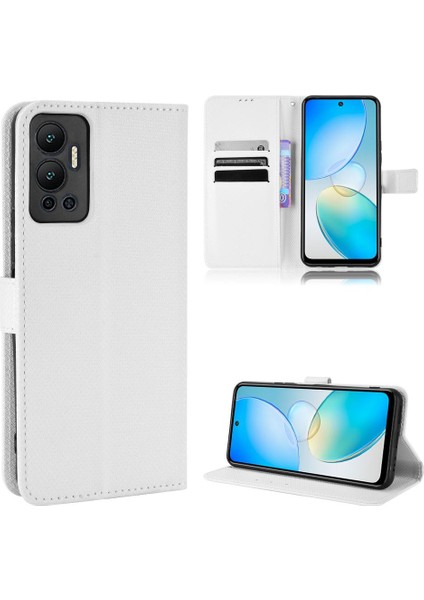 Infinix Sıcak 12 Kickstand Kart Tutucu Kapak Manyetik Cüzdan Için Kılıf (Yurt Dışından)