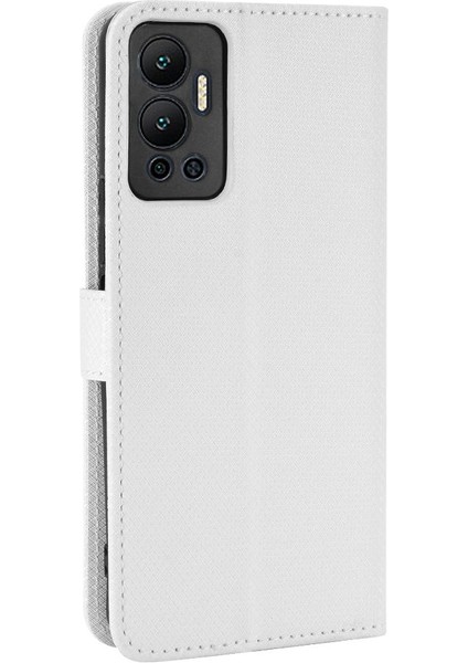 Infinix Sıcak 12 Kickstand Kart Tutucu Kapak Manyetik Cüzdan Için Kılıf (Yurt Dışından)