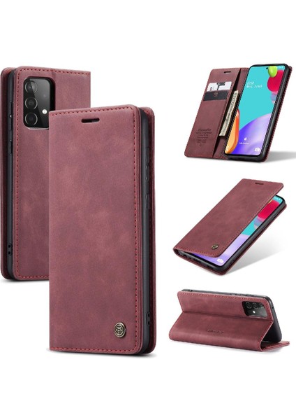 Colorful Shop Samsung Galaxy Için Flip Case A52S 5g Manyetik Kapatma Darbeye Flip Kitap (Yurt Dışından)