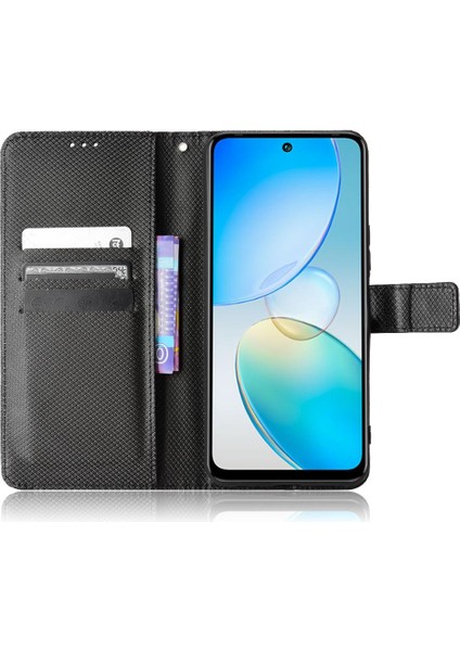 Infinix Sıcak 12 Kickstand Kart Tutucu Kapak Manyetik Cüzdan Için Kılıf (Yurt Dışından)