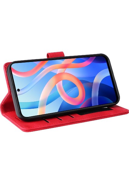 Colorful Shop Xiaomi Redmi Not 11 Için Flip Case 5g Kapak Çevirin Darbeye Cüzdan Basit (Yurt Dışından)