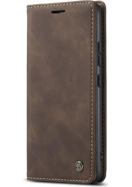Xiaomi Redmi Not 13 Için Flip Case 4g Vintage Pu Deri Cüzdan Çevir Folio (Yurt Dışından)