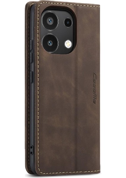 Xiaomi Redmi Not 13 Için Flip Case 4g Vintage Pu Deri Cüzdan Çevir Folio (Yurt Dışından)