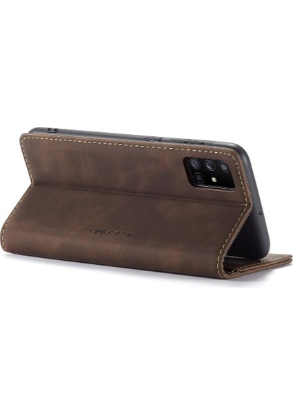 Samsung Galaxy A51 4g Için Flip Case Kart Yuvası Kickstand Manyetik Pu (Yurt Dışından) fiyatları