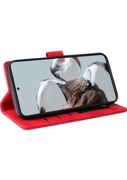 Xiaomi 12T Için Flip Case Cüzdan Kılıf Darbeye Kapak Kapak Basit (Yurt Dışından) modelleri