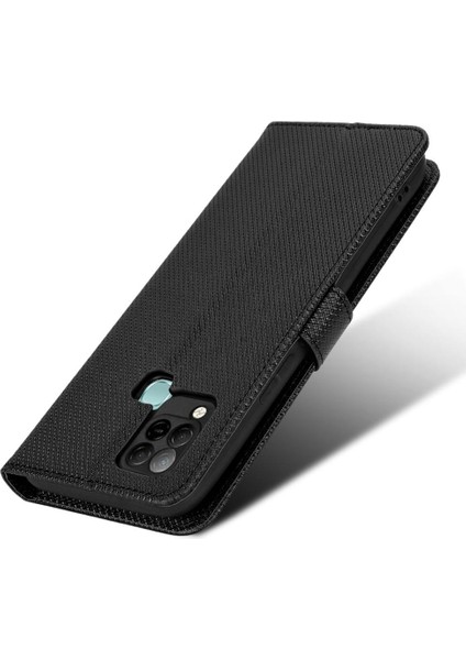 Infinix Sıcak 10S Nfc Manyetik Cüzdan Kart Tutucu Kickstand Kapak Için Kılıf (Yurt Dışından)