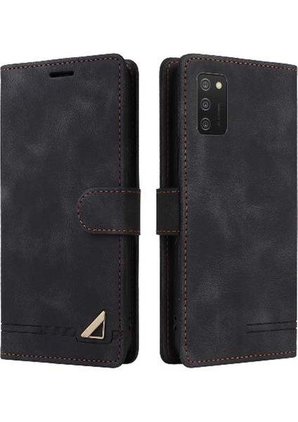Samsung Galaxy A02S Flip Kapak Için Flip Case Darbeye Cüzdan Basit (Yurt Dışından)