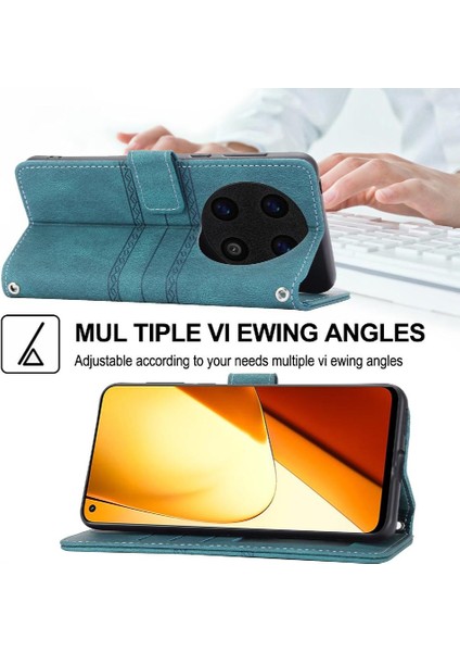 Huawei Mate 60 Pro Için Flip Case Cüzdan Kılıf Manyetik Kapatma Kickstand (Yurt Dışından)