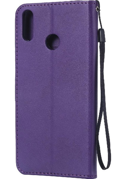 Kart Yuvası ile Huawei Y9 2019 Için Flip Case Iş Cüzdan Telefon Kılıfı (Yurt Dışından) fırsatları