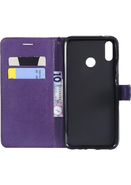 Kart Yuvası ile Huawei Y9 2019 Için Flip Case Iş Cüzdan Telefon Kılıfı (Yurt Dışından) indirimleri