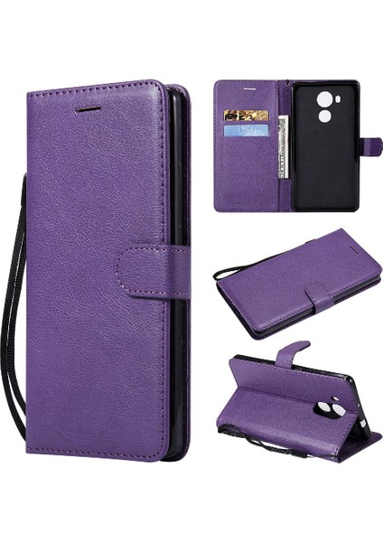 Huawei Mate 8 Için Flip Case Yüksek Kaliteli Deri Iş Cüzdan Telefon (Yurt Dışından)