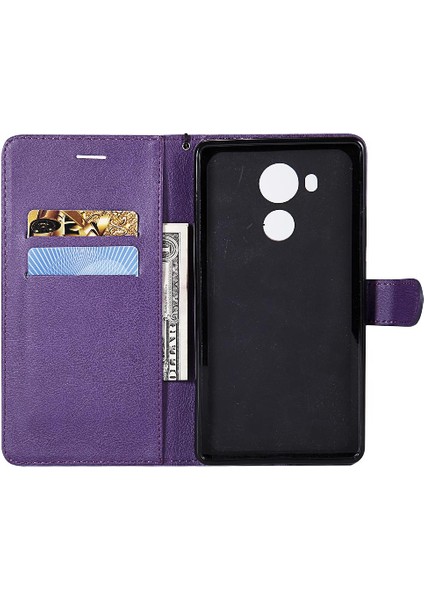 Huawei Mate 8 Için Flip Case Yüksek Kaliteli Deri Iş Cüzdan Telefon (Yurt Dışından)