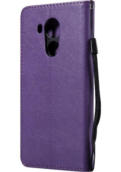 Huawei Mate 8 Için Flip Case Yüksek Kaliteli Deri Iş Cüzdan Telefon (Yurt Dışından)