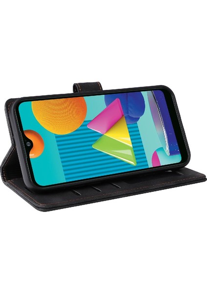 Samsung Galaxy A02 Deri Kılıf Için Flip Case Basit Iş Cüzdan Flip (Yurt Dışından) indirimleri