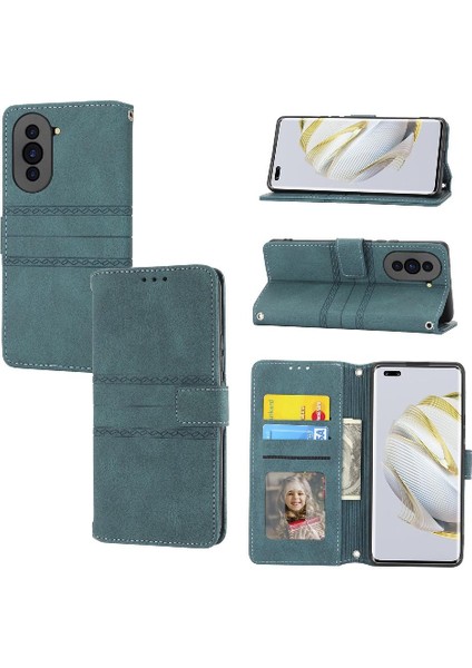 Huawei Nova 11 Için Flip Case Manyetik Kapatma Kickstand Darbeye Cüzdan (Yurt Dışından)