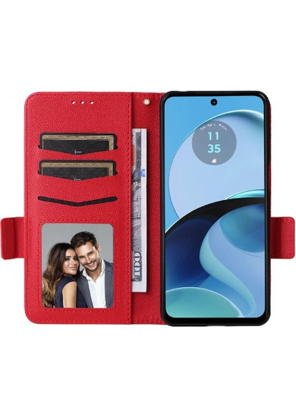 Motorola Moto G14 4g Kart Yuvaları Tutucu Pu Deri Manyetik Cüzdan (Yurt Dışından) fiyatları