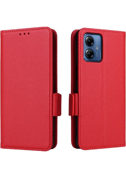 Motorola Moto G14 4g Kart Yuvaları Tutucu Pu Deri Manyetik Cüzdan (Yurt Dışından) fırsatları