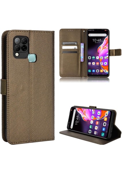Infinix Sıcak 10S Nfc Manyetik Cüzdan Kart Tutucu Kickstand Kapak Için Kılıf (Yurt Dışından)