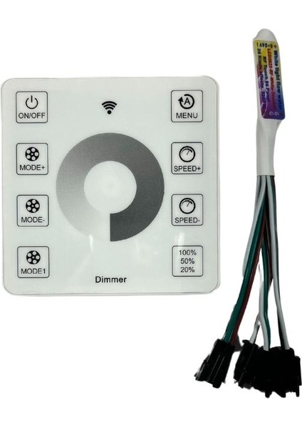 WS2811 4 Kanal Asimetrik Tek Renk Pixel Şerit LED Kontrol Devresi 5-24V